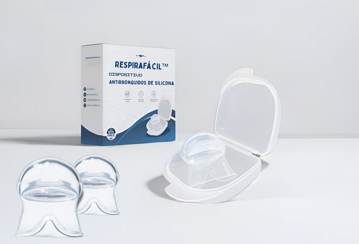 RespiraFácil™ – Dispositivo Antirronquidos de Silicona